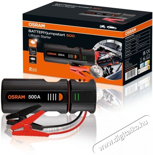 Osram BATTERYjumpstart 500 ind&iacute;t&aacute;sr&aacute;seg&iacute;tő-powerbank Aut&oacute;hifi / Aut&oacute; felszerel&eacute;s - Aut&oacute;s / aut&oacute;hifi kieg&eacute;sz&iacute;tő - Aut&oacute; akkumul&aacute;tor t&ouml;ltő - 532009