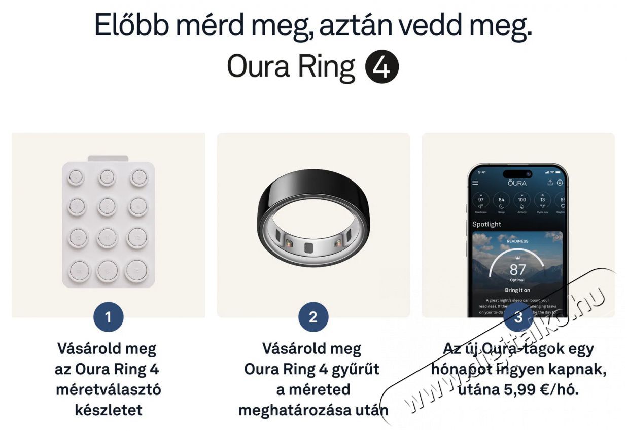 Oura Ring 4 Black, 11 Mobil / Kommunik&aacute;ci&oacute; / Smart - Okos eszk&ouml;z - Egy&eacute;b okos eszk&ouml;z - 527709
