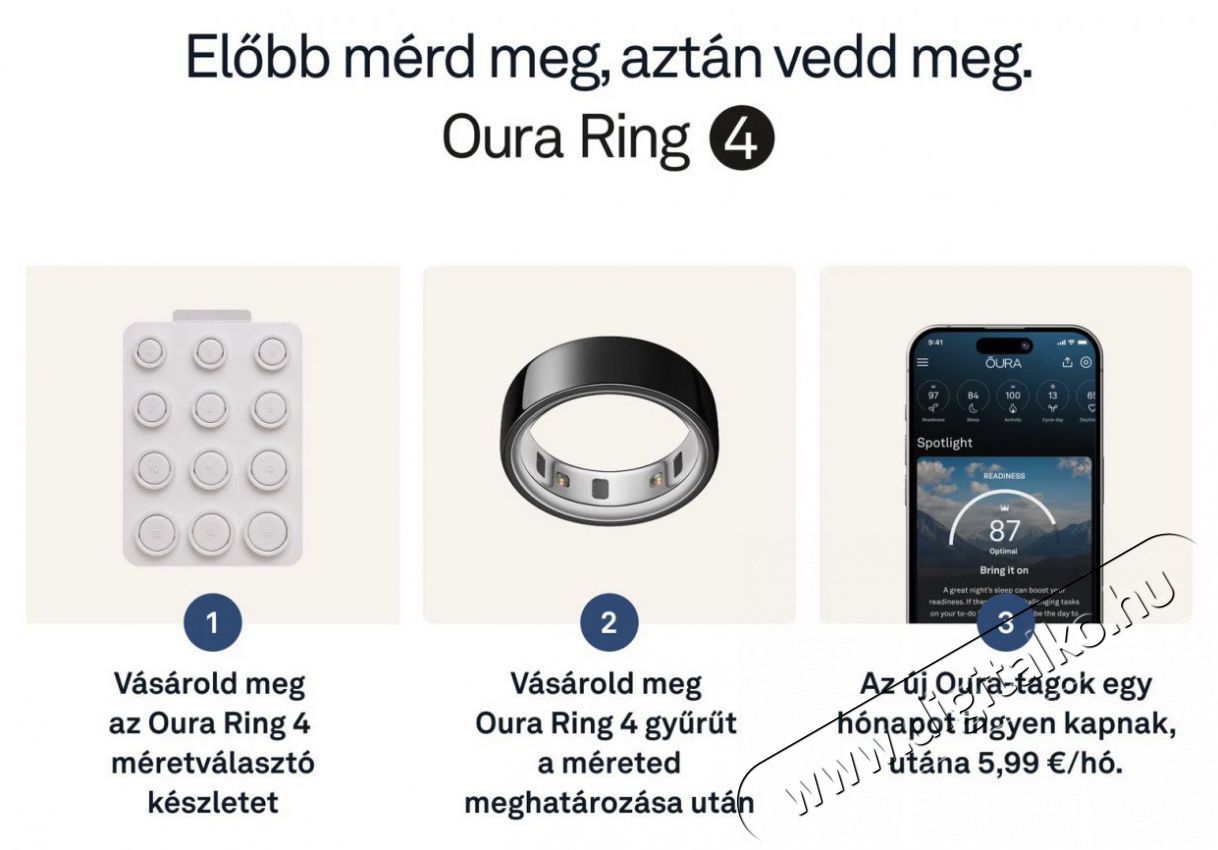 Oura Ring 4 Black, 14 Mobil / Kommunik&aacute;ci&oacute; / Smart - Okos eszk&ouml;z - Egy&eacute;b okos eszk&ouml;z - 527712