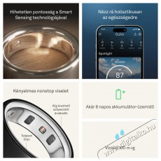Oura Ring 4 Black, 8 Mobil / Kommunik&aacute;ci&oacute; / Smart - Okos eszk&ouml;z - Egy&eacute;b okos eszk&ouml;z - 527718