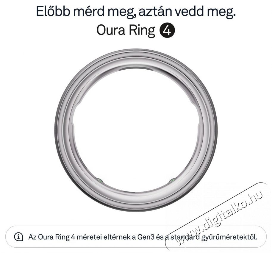 Oura Ring 4 Brushed Silver, 5 Mobil / Kommunik&aacute;ci&oacute; / Smart - Okos eszk&ouml;z - Egy&eacute;b okos eszk&ouml;z - 527727