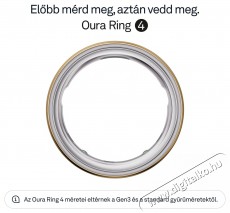 Oura Ring 4 Gold, 12 Mobil / Kommunik&aacute;ci&oacute; / Smart - Okos eszk&ouml;z - Egy&eacute;b okos eszk&ouml;z - 527734