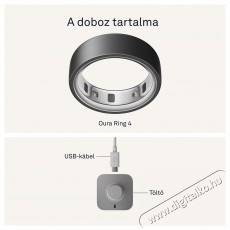 Oura Ring 4 Stealth, 10 Mobil / Kommunik&aacute;ci&oacute; / Smart - Okos eszk&ouml;z - Egy&eacute;b okos eszk&ouml;z - 527769