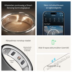 Oura Ring 4 Stealth, 15 Mobil / Kommunik&aacute;ci&oacute; / Smart - Okos eszk&ouml;z - Egy&eacute;b okos eszk&ouml;z - 527774