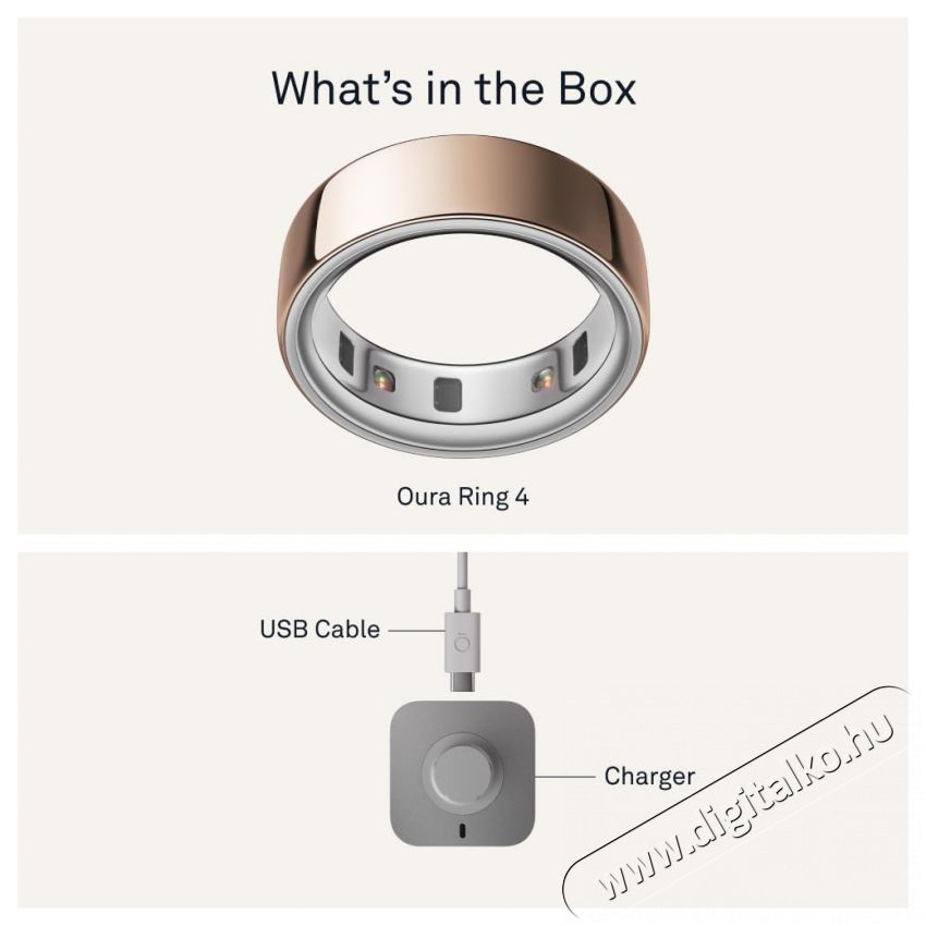Oura Ring 4 Rose Gold, 13 Mobil / Kommunik&aacute;ci&oacute; / Smart - Okos eszk&ouml;z - Egy&eacute;b okos eszk&ouml;z - 527747