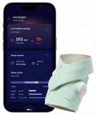 Owlet Dream Sock okos zokni 0-18 h&oacute;napig - Menta Sz&eacute;ps&eacute;g&aacute;pol&aacute;s / Eg&eacute;szs&eacute;g - Baba mama term&eacute;k - B&eacute;biőr / babafigyelő - 502773