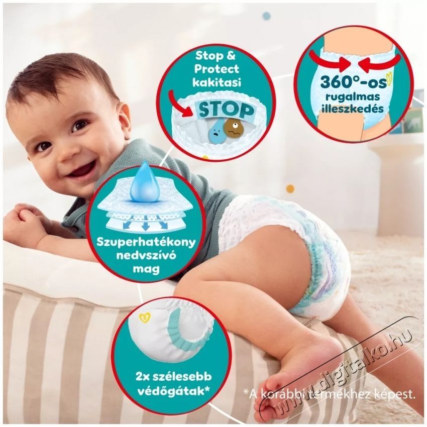 PAMPERS Pants 7 (114 db) Bugyipelenka Sz&eacute;ps&eacute;g&aacute;pol&aacute;s / Eg&eacute;szs&eacute;g - Baba mama term&eacute;k - Egy&eacute;b baba mama term&eacute;k - 531416