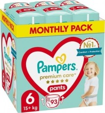 PAMPERS Premium Care Pants 6 (93 db) Bugyipelenka Sz&eacute;ps&eacute;g&aacute;pol&aacute;s / Eg&eacute;szs&eacute;g - Baba mama term&eacute;k - Egy&eacute;b baba mama term&eacute;k - 531420