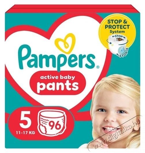 PAMPERS Pants Junior 5 (96 db) - Mega Box Sz&eacute;ps&eacute;g&aacute;pol&aacute;s / Eg&eacute;szs&eacute;g - Baba mama term&eacute;k - Egy&eacute;b baba mama term&eacute;k - 537946