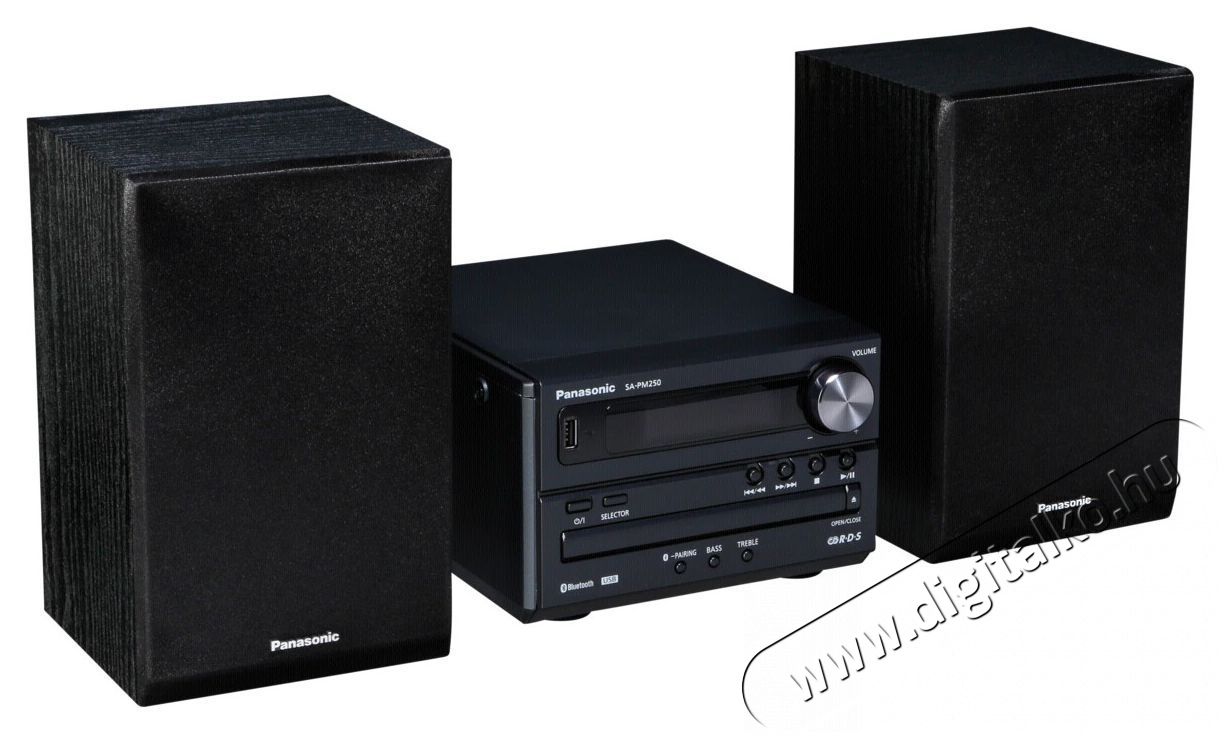 PANASONIC SC-PM250 (SC-PM250EG-K) mikro hifi rendszer - fekete Audio-Video / Hifi / Multim&eacute;dia - Hifi - Sztere&oacute; - Mikro-, mini hifi rendszer - 309040