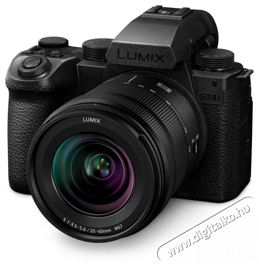 PANASONIC Lumix DC-S5 Mark IIX v&aacute;z F&eacute;nyk&eacute;pezőg&eacute;p / kamera - MILC cser&eacute;lhető objekt&iacute;ves kompakt f&eacute;nyk&eacute;pezőg&eacute;p - 520054