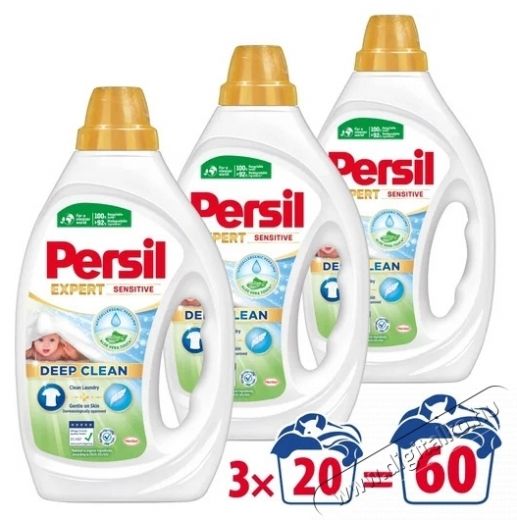 PERSIL Sensitive 3x 900 ml (60 mos&aacute;s) H&aacute;ztart&aacute;s / Otthon / K&uuml;lt&eacute;r - Tiszt&iacute;t&oacute; / mos&oacute; - Tiszt&iacute;t&oacute;szer - 537976