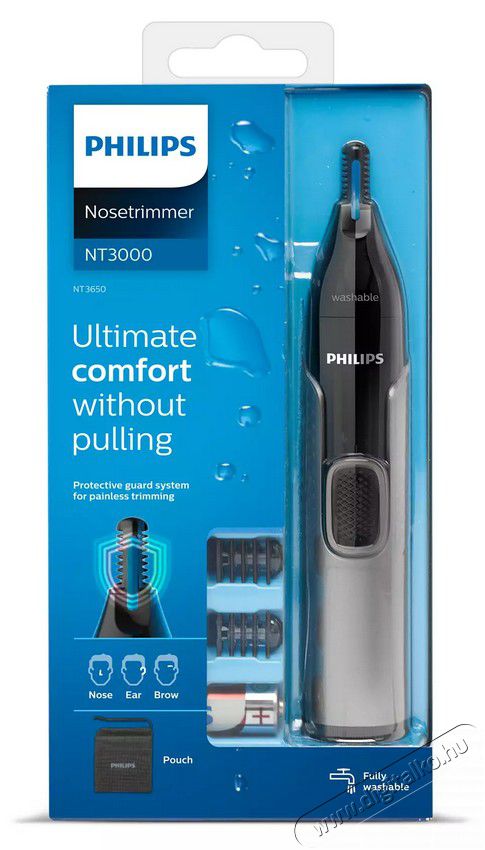 PHILIPS NT3650/16 F&uuml;lszőrv&aacute;g&oacute; Sz&eacute;ps&eacute;g&aacute;pol&aacute;s / Eg&eacute;szs&eacute;g - Haj&aacute;pol&aacute;s - Haj / szak&aacute;ll v&aacute;g&oacute;, ny&iacute;r&oacute; - 364681