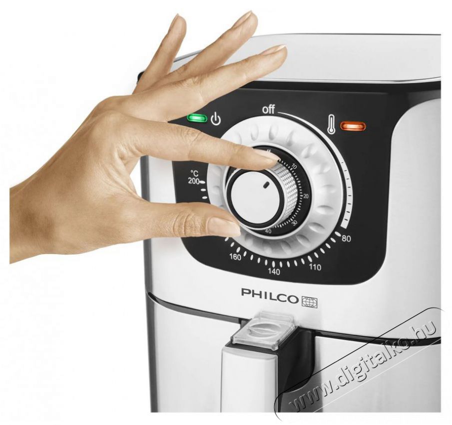 Philco PHAF 3500 forr&oacute;levegős fritőz Konyhai term&eacute;kek - Konyhai kisg&eacute;p (s&uuml;t&eacute;s / főz&eacute;s / hűt&eacute;s / &eacute;telk&eacute;sz&iacute;t&eacute;s) - L&eacute;gkever&eacute;ses főzőg&eacute;p / elektromos kukta / multifunkci&oacute;s s&uuml;tő - 376380