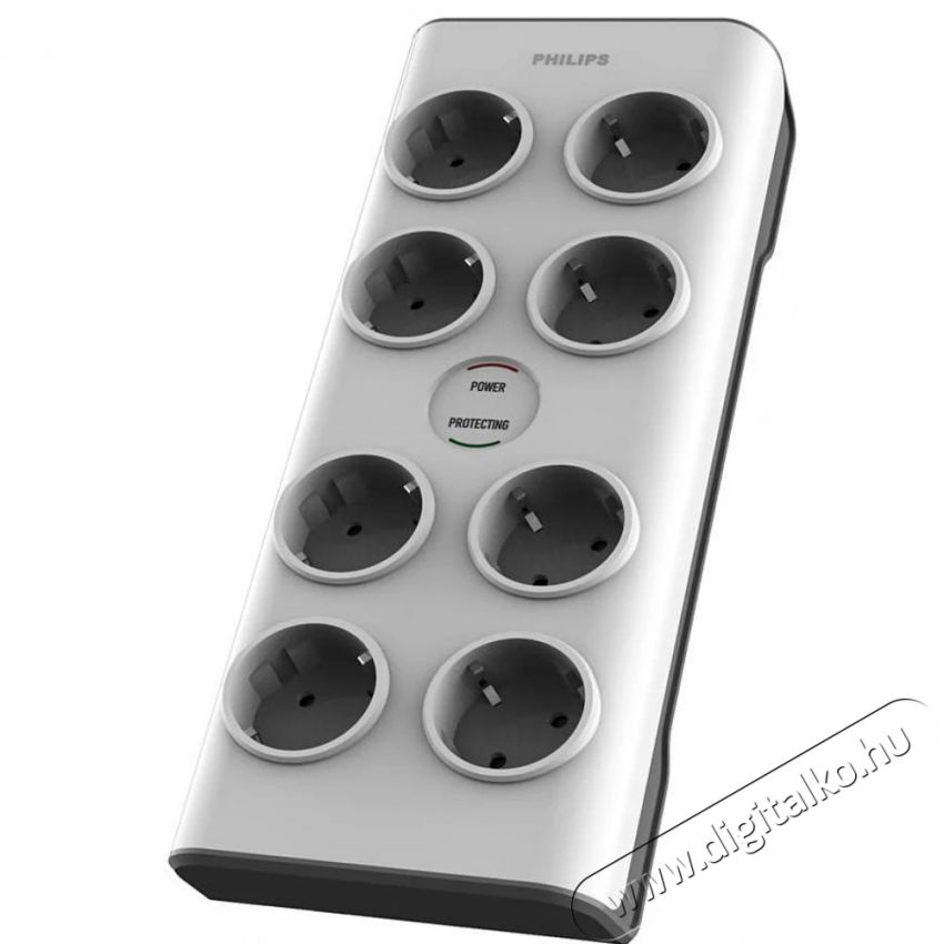 PHILIPS SPN7080WA/58 t&uacute;lfesz&uuml;lts&eacute;gv&eacute;dő eloszt&oacute; H&aacute;ztart&aacute;s / Otthon / K&uuml;lt&eacute;r - Vil&aacute;g&iacute;t&aacute;s / elektromoss&aacute;g - H&aacute;l&oacute;zati eloszt&oacute; / hosszabb&iacute;t&oacute; / adapter - 378977