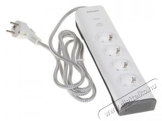 PHILIPS SPN7040WA/58 T&uacute;lfesz&uuml;lts&eacute;gv&eacute;dő eloszt&oacute; H&aacute;ztart&aacute;s / Otthon / K&uuml;lt&eacute;r - Vil&aacute;g&iacute;t&aacute;s / elektromoss&aacute;g - H&aacute;l&oacute;zati eloszt&oacute; / hosszabb&iacute;t&oacute; / adapter - 384147