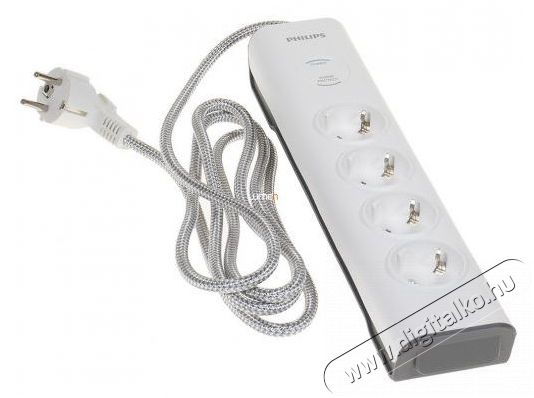 PHILIPS SPN7040WA/58 T&uacute;lfesz&uuml;lts&eacute;gv&eacute;dő eloszt&oacute; H&aacute;ztart&aacute;s / Otthon / K&uuml;lt&eacute;r - Vil&aacute;g&iacute;t&aacute;s / elektromoss&aacute;g - H&aacute;l&oacute;zati eloszt&oacute; / hosszabb&iacute;t&oacute; / adapter - 384147