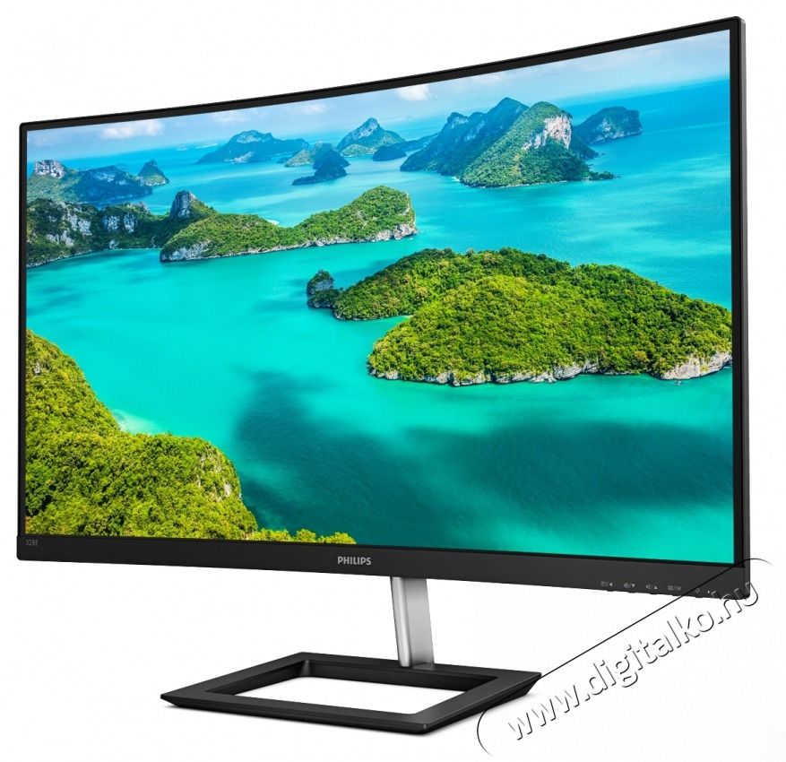 PHILIPS &Iacute;velt VA monitor 31.5 328E1CA, 3840x2160, 16:9, 250cd/m2, 4ms, 2xHDMI/DisplayPort, hangsz&oacute;r&oacute; Iroda &eacute;s sz&aacute;m&iacute;t&aacute;stechnika - Monitor - Monitor - 488193