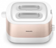 PHILIPS HD2638/11 Viva Collection r&oacute;zsasz&iacute;n-feh&eacute;r 2 szeletes keny&eacute;rpir&iacute;t&oacute; Konyhai term&eacute;kek - Konyhai kisg&eacute;p (s&uuml;t&eacute;s / főz&eacute;s / hűt&eacute;s / &eacute;telk&eacute;sz&iacute;t&eacute;s) - Keny&eacute;rpir&iacute;t&oacute; - 496761