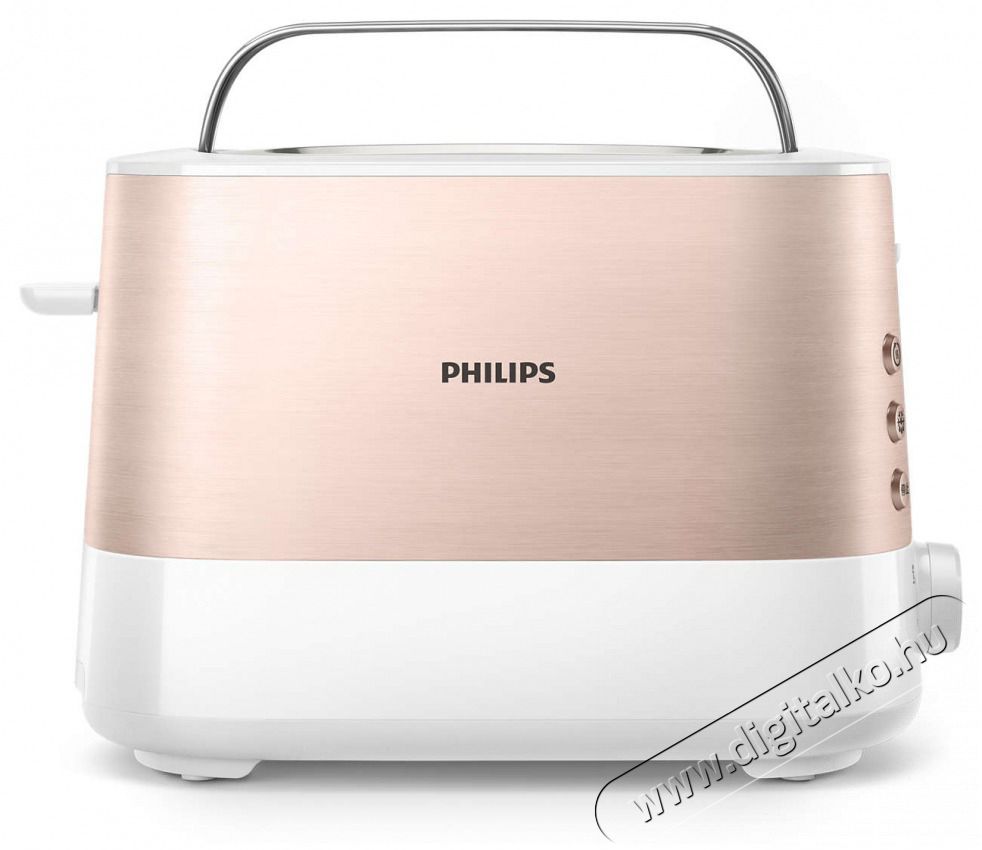 PHILIPS HD2638/11 Viva Collection r&oacute;zsasz&iacute;n-feh&eacute;r 2 szeletes keny&eacute;rpir&iacute;t&oacute; Konyhai term&eacute;kek - Konyhai kisg&eacute;p (s&uuml;t&eacute;s / főz&eacute;s / hűt&eacute;s / &eacute;telk&eacute;sz&iacute;t&eacute;s) - Keny&eacute;rpir&iacute;t&oacute; - 496761