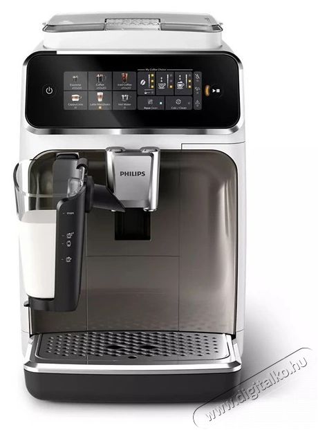 PHILIPS EP3343/90 3300 LatteGo tejhabos&iacute;t&oacute;val feh&eacute;r-fekete automata k&aacute;v&eacute;főző Konyhai term&eacute;kek - K&aacute;v&eacute;főző / k&aacute;v&eacute;&ouml;rlő / kieg&eacute;sz&iacute;tő - Automata k&aacute;v&eacute;főző - 501996