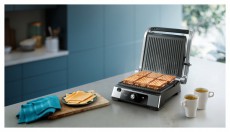 PHILIPS Series 5000 HD6301/90 ez&uuml;st kontakt grill Konyhai term&eacute;kek - Konyhai kisg&eacute;p (s&uuml;t&eacute;s / főz&eacute;s / hűt&eacute;s / &eacute;telk&eacute;sz&iacute;t&eacute;s) - Kontakt grill s&uuml;tő / s&uuml;tőlap - 502381