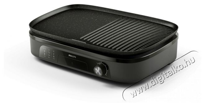 PHILIPS Series 3000 HD6210/90 fekete asztali grill Konyhai term&eacute;kek - Konyhai kisg&eacute;p (s&uuml;t&eacute;s / főz&eacute;s / hűt&eacute;s / &eacute;telk&eacute;sz&iacute;t&eacute;s) - Kontakt grill s&uuml;tő / s&uuml;tőlap - 503097