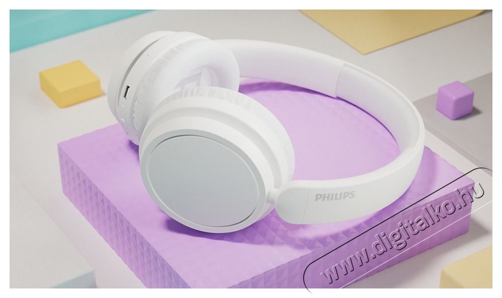 PHILIPS TAH5209WT/00 FEJHALLGAT&Oacute; BLUETOOTH Audio-Video / Hifi / Multim&eacute;dia - F&uuml;l &eacute;s Fejhallgat&oacute;k - Fejhallgat&oacute; - 508492