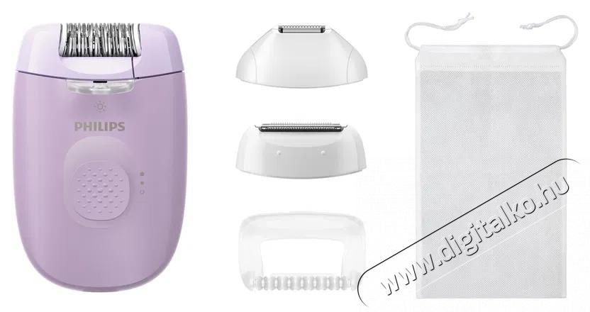 PHILIPS Series 4000 BRE257/00 lila epil&aacute;tor Sz&eacute;ps&eacute;g&aacute;pol&aacute;s / Eg&eacute;szs&eacute;g - Szőrtelen&iacute;tő / borotva - Női szőrtelen&iacute;tő - 513490