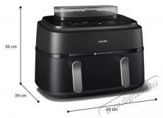 PHILIPS 5000 Steam DualBasket NA550/00 Konyhai term&eacute;kek - Konyhai kisg&eacute;p (s&uuml;t&eacute;s / főz&eacute;s / hűt&eacute;s / &eacute;telk&eacute;sz&iacute;t&eacute;s) - Olajs&uuml;tő - 521038