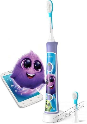 PHILIPS Sonicare for Kids HX6322/12 Elektromos fogkefe Sz&eacute;ps&eacute;g&aacute;pol&aacute;s / Eg&eacute;szs&eacute;g - Sz&aacute;j / fog &aacute;pol&aacute;s - Elektromos fogkefe - 525681