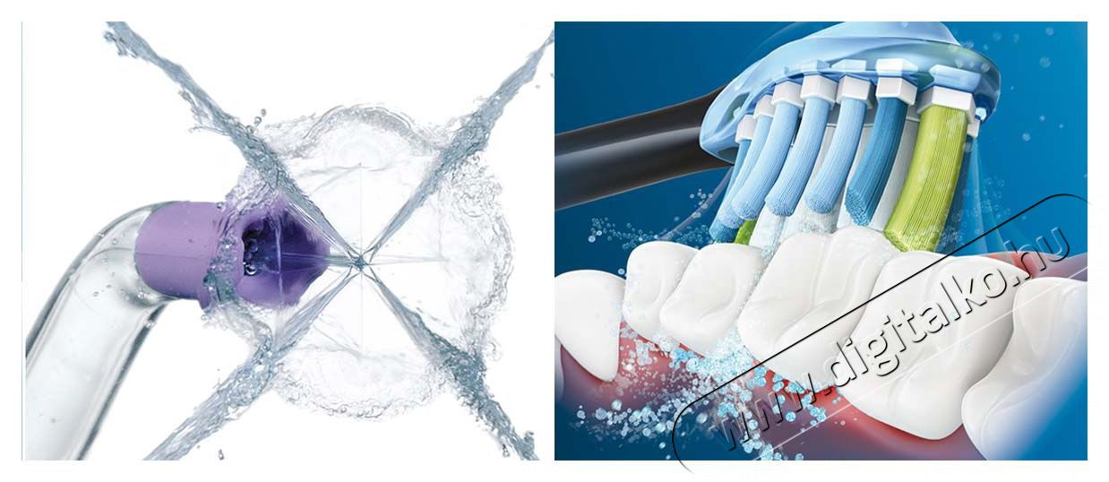 PHILIPS Sonicare 9000 DiamondClean &eacute;s Power Flosser HX3886/43 Elektromos fogkefe Sz&eacute;ps&eacute;g&aacute;pol&aacute;s / Eg&eacute;szs&eacute;g - Sz&aacute;j / fog &aacute;pol&aacute;s - Elektromos fogkefe - 525674