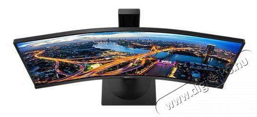PHILIPS &Iacute;velt VA monitor 34 346B1C, 3440x1440, 21:9, 300cd/m2, 4ms, USB-C/USB-B/4xUSB/HDCP/LAN/DP/HDMI, hangsz. Iroda &eacute;s sz&aacute;m&iacute;t&aacute;stechnika - Monitor - Monitor - 495274