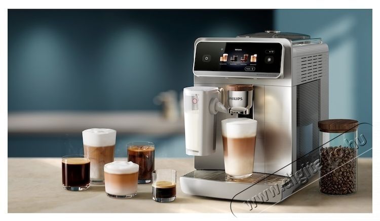PHILIPS EP8757/20 8000 LatteGo automata eszpressz&oacute;g&eacute;p Konyhai term&eacute;kek - K&aacute;v&eacute;főző / k&aacute;v&eacute;&ouml;rlő / kieg&eacute;sz&iacute;tő - Pressz&oacute; k&aacute;v&eacute;főző - 535886