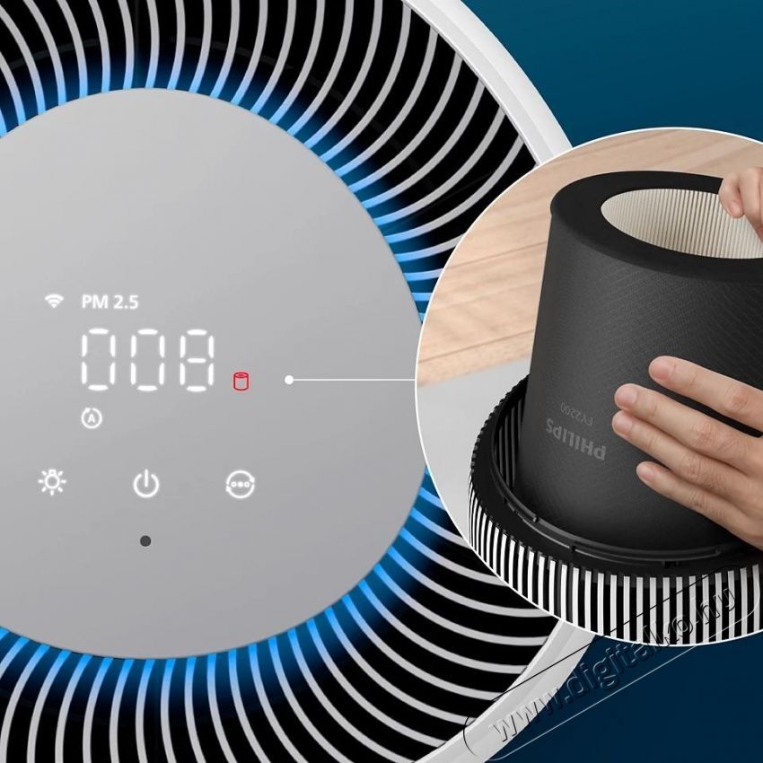 PHILIPS FY2200/30 l&eacute;gtiszt&iacute;t&oacute; szűrő, HEPA NanoProtect, 3-l&eacute;pcsős HEPA szűr&eacute;s, kompatibilis a 2200-as sorozattal, &eacute;lettartam: 3 &eacute;v Sz&eacute;ps&eacute;g&aacute;pol&aacute;s / Eg&eacute;szs&eacute;g - L&eacute;gtiszt&iacute;t&oacute; / p&aacute;r&aacute;s&iacute;t&oacute; / p&aacute;r&aacute;tlan&iacute;t&oacute; - L&eacute;gtiszt&iacute;t&oacute; - 537196