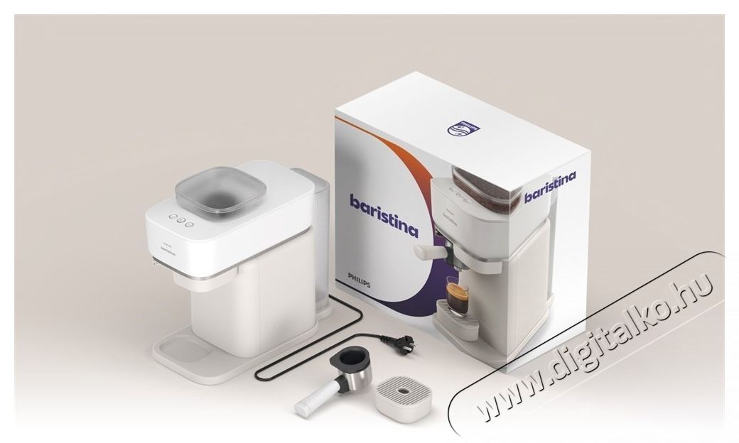 PHILIPS Baristina BAR300/00 k&aacute;v&eacute;főző Konyhai term&eacute;kek - K&aacute;v&eacute;főző / k&aacute;v&eacute;&ouml;rlő / kieg&eacute;sz&iacute;tő - Pressz&oacute; k&aacute;v&eacute;főző - 537568