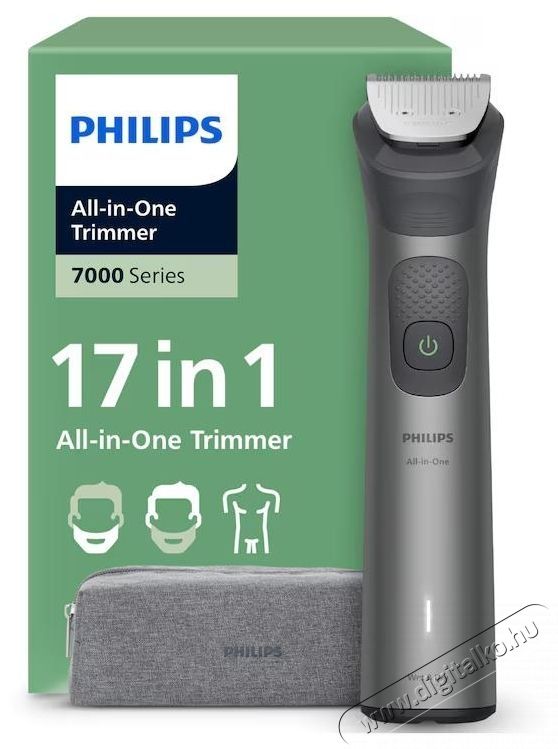 PHILIPS 17 az 1-ben All-in-One MG7941/15 hajv&aacute;g&oacute; Sz&eacute;ps&eacute;g&aacute;pol&aacute;s / Eg&eacute;szs&eacute;g - Szőrtelen&iacute;tő / borotva - Arc- &eacute;s testszőrzet v&aacute;g&oacute;, form&aacute;z&oacute; - 537207
