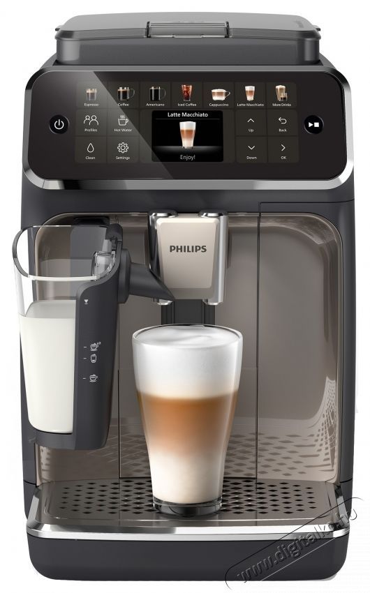 PHILIPS EP4449/70 series 4400 automata eszpressz&oacute;g&eacute;p Konyhai term&eacute;kek - K&aacute;v&eacute;főző / k&aacute;v&eacute;&ouml;rlő / kieg&eacute;sz&iacute;tő - Automata k&aacute;v&eacute;főző - 537678