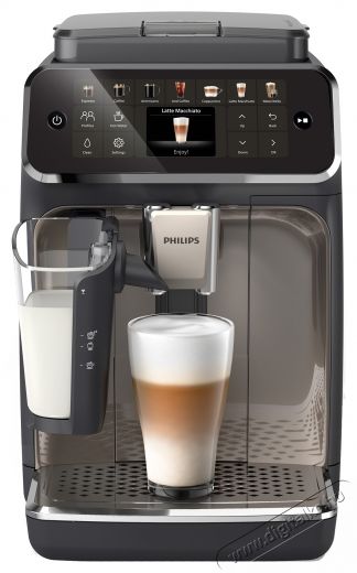 PHILIPS EP4449/70 series 4400 automata eszpressz&oacute;g&eacute;p Konyhai term&eacute;kek - K&aacute;v&eacute;főző / k&aacute;v&eacute;&ouml;rlő / kieg&eacute;sz&iacute;tő - Automata k&aacute;v&eacute;főző - 537678