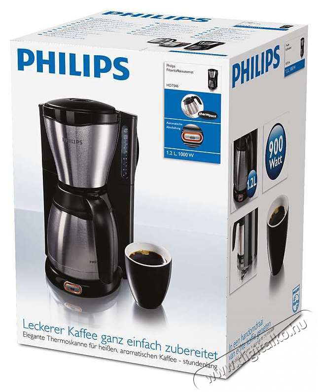 PHILIPS HD7546/20 k&aacute;v&eacute;főző Konyhai term&eacute;kek - K&aacute;v&eacute;főző / k&aacute;v&eacute;&ouml;rlő / kieg&eacute;sz&iacute;tő - Filteres k&aacute;v&eacute;főző - 284663