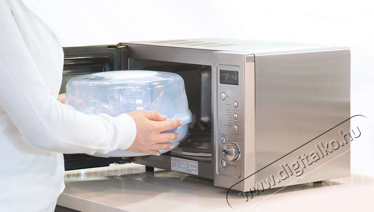 PHILIPS SCF281/02 Avent mikrohull&aacute;m&uacute; gőzsteriliz&aacute;l&oacute; Sz&eacute;ps&eacute;g&aacute;pol&aacute;s / Eg&eacute;szs&eacute;g - Baba mama term&eacute;k - Steriliz&aacute;l&oacute; - 299056