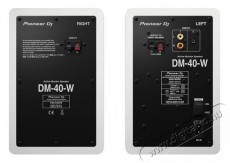 Pioneer DJ DM-40D-W feh&eacute;r 4-es monitor hangfalp&aacute;r Audio-Video / Hifi / Multim&eacute;dia - Hangfal - Hangfalszett - Hangfalszett - 464797