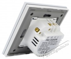 PNI L&eacute;tras fejkapcsol&oacute; &eacute;s dupla keresztfejes kapcsol&oacute; CS202W &uuml;veg&eacute;rintkezővel, feh&eacute;r LED jelzővel, 800W / kapcsol&oacute; H&aacute;ztart&aacute;s / Otthon / K&uuml;lt&eacute;r - Vil&aacute;g&iacute;t&aacute;s / elektromoss&aacute;g - L&aacute;mpa kieg&eacute;sz&iacute;tő - 540479