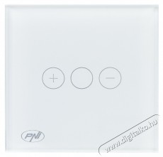 PNI SafeHome DIM101 egyszerű kapcsol&oacute; &eacute;rint&eacute;ssel &eacute;s f&eacute;nyerő-szab&aacute;lyz&oacute;val, 1X700W, fesz&uuml;lts&eacute;g alatt, nulla n&eacute;lk&uuml;l, &uuml;veg, feh&eacute;r H&aacute;ztart&aacute;s / Otthon / K&uuml;lt&eacute;r - Vil&aacute;g&iacute;t&aacute;s / elektromoss&aacute;g - L&aacute;mpa kieg&eacute;sz&iacute;tő - 540478