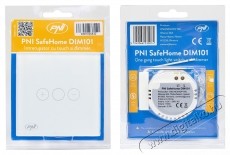 PNI SafeHome DIM101 egyszerű kapcsol&oacute; &eacute;rint&eacute;ssel &eacute;s f&eacute;nyerő-szab&aacute;lyz&oacute;val, 1X700W, fesz&uuml;lts&eacute;g alatt, nulla n&eacute;lk&uuml;l, &uuml;veg, feh&eacute;r H&aacute;ztart&aacute;s / Otthon / K&uuml;lt&eacute;r - Vil&aacute;g&iacute;t&aacute;s / elektromoss&aacute;g - L&aacute;mpa kieg&eacute;sz&iacute;tő - 540478