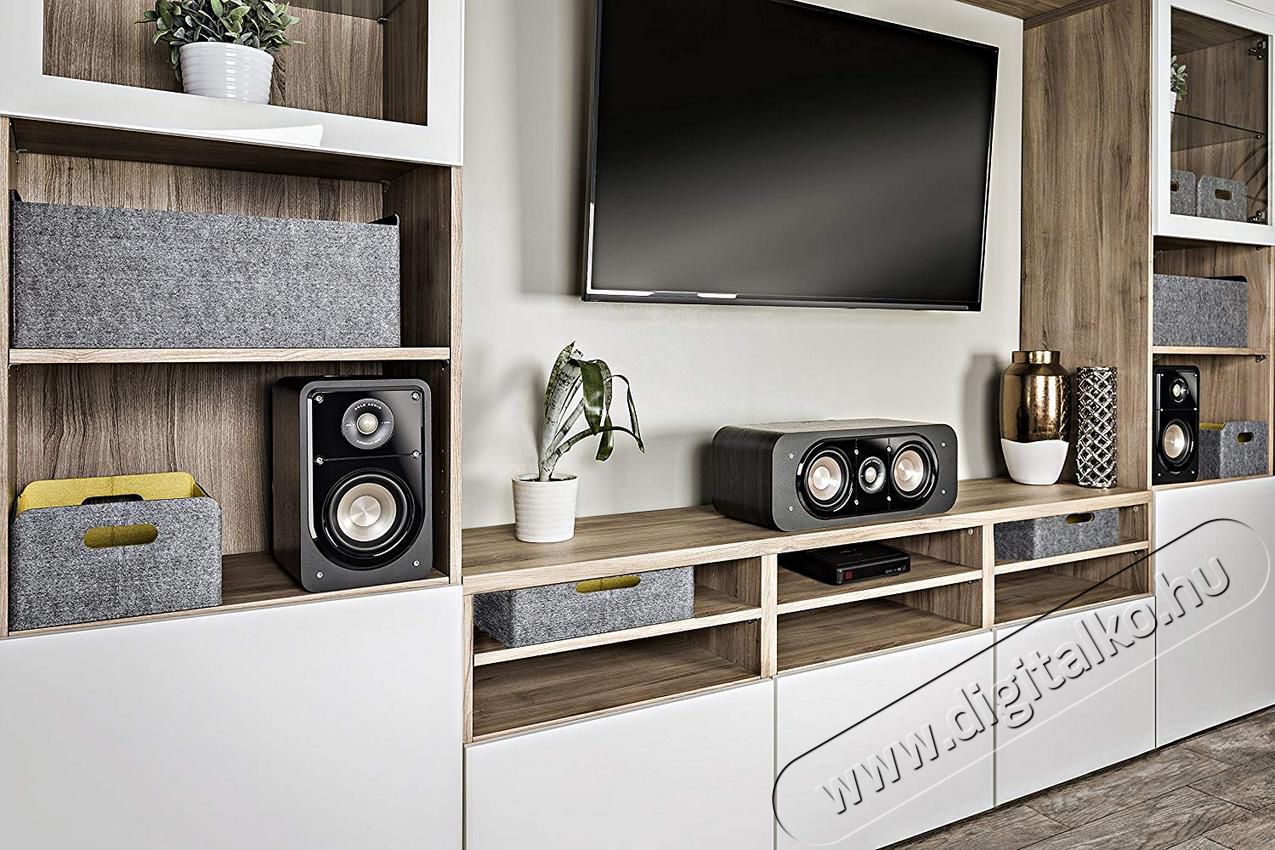 Polk Audio Signature S15E hangfal /p&aacute;r - fekete Audio-Video / Hifi / Multim&eacute;dia - Hangfal - Hangfalszett - &Aacute;ll&oacute; / front hangfal - 344588