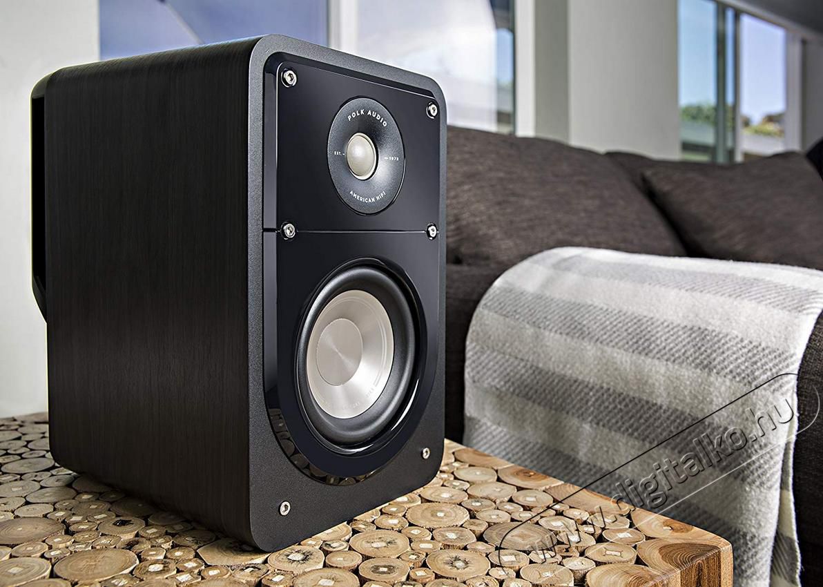 Polk Audio Signature S15E hangfal /p&aacute;r - fekete Audio-Video / Hifi / Multim&eacute;dia - Hangfal - Hangfalszett - &Aacute;ll&oacute; / front hangfal - 344588