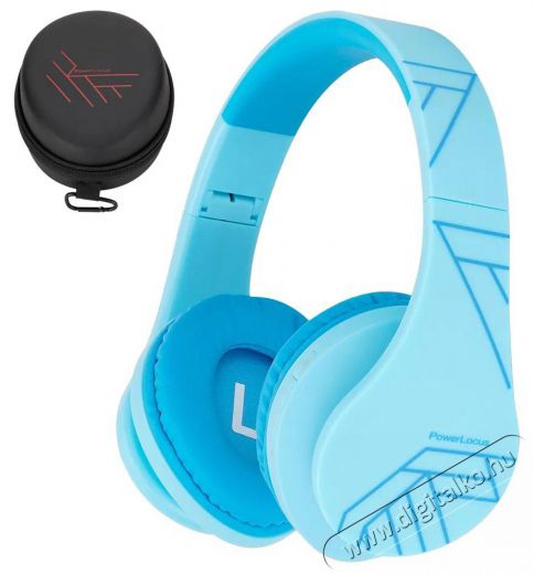 PowerLocus P2 Kids Blue Audio-Video / Hifi / Multim&eacute;dia - F&uuml;l &eacute;s Fejhallgat&oacute;k - Fejhallgat&oacute; - 510165