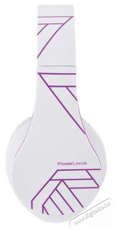 PowerLocus P2 White/Violet Audio-Video / Hifi / Multim&eacute;dia - F&uuml;l &eacute;s Fejhallgat&oacute;k - Fejhallgat&oacute; mikrofonnal / headset - 519069