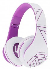 PowerLocus P2 White/Violet Audio-Video / Hifi / Multim&eacute;dia - F&uuml;l &eacute;s Fejhallgat&oacute;k - Fejhallgat&oacute; mikrofonnal / headset - 519069